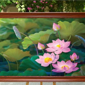 hoa-sen-tl1200-kt07-chat-luong-cao-mau-sac-net-ben-dep-phong-khach-sang-trong-phong-ngu-khung-tranh-van-go-5cm-wood-frame