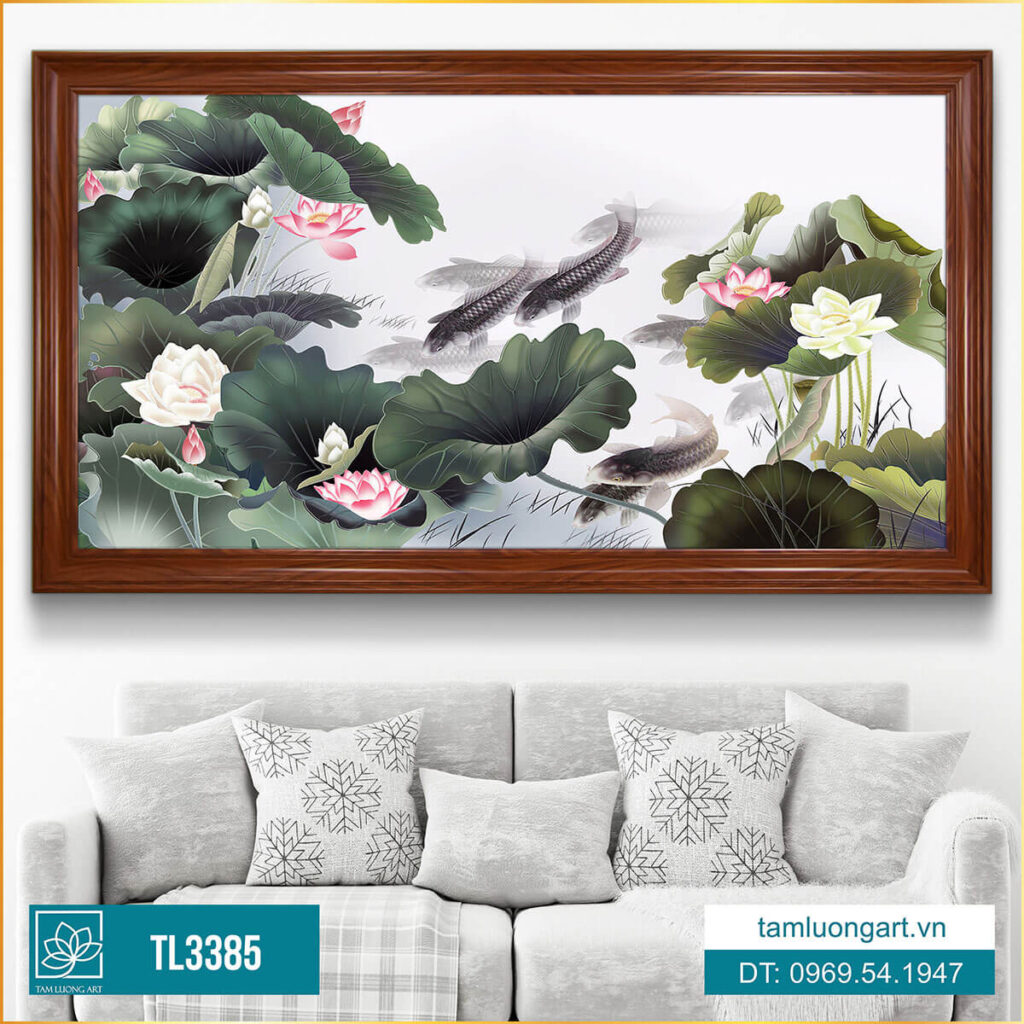 tranh-treo-tuong-hoa-sen-tl3385-kt07-chat-luong-cao-mau-sac-net-ben-dep-phong-khach-sang-trong-phong-ngu