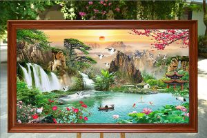 son-thuy-huu-tinh-tl232-kt07-chat-luong-cao-mau-sac-net-ben-dep-phong-khach-sang-trong-phong-ngu-khung-tranh-van-go-5cm-wood-frame