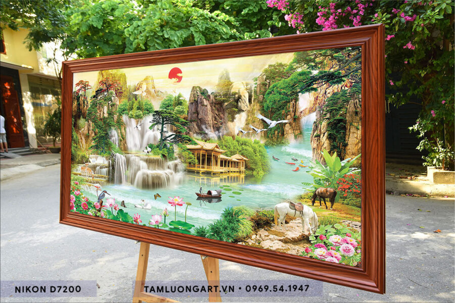tranh-treo-tuong-son-thuy-huu-tinh-tl3007-kt07-chat-luong-cao-mau-sac-net-ben-dep-khung-tranh-van-go-ban-9cm