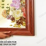 thu-phap-tl995-kt07-chat-luong-cao-mau-sac-net-ben-dep-phong-khach-sang-trong-phong-ngu-chi-tiet-khung-tranh-van-go-wood-frame-02