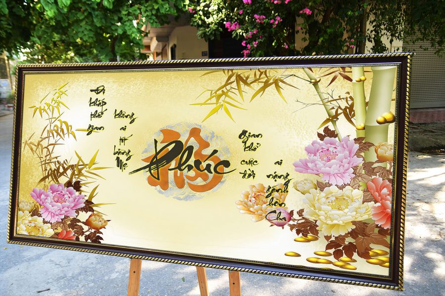 thu-phap-tl995-kt07-chat-luong-cao-mau-sac-net-ben-dep-phong-khach-sang-trong-phong-ngu-khung-tranh-tan-co-dien-vang-gold-5cm